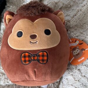 Squishmallow WADE the werewolf with Plaid Bow Halloween series